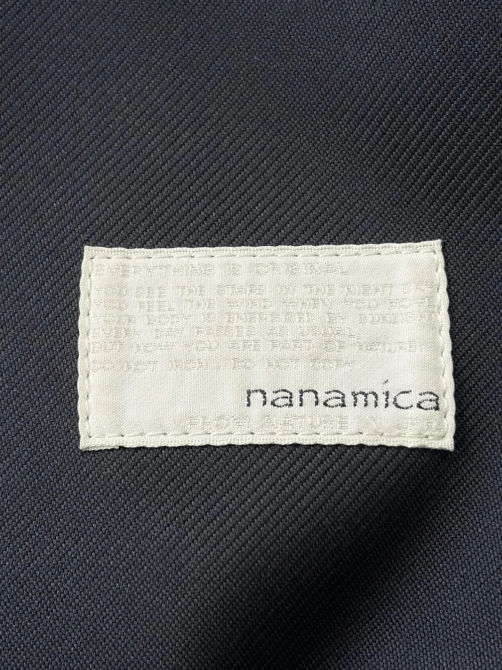 Nanamica SUKF224 Cordura 2-Way Briefcase Shoulder Bag Navy Made in Japan